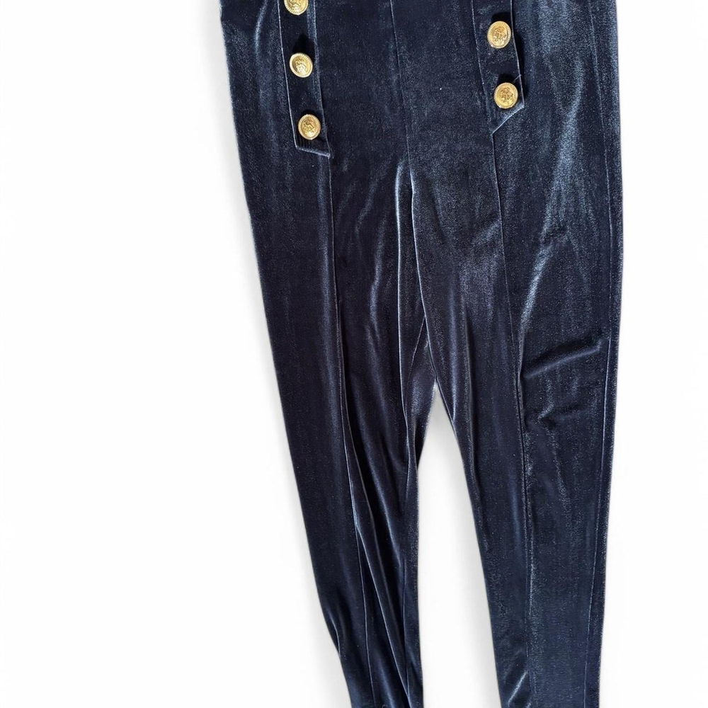 Necessary clothing skinny velvet high waisted pants NWOT